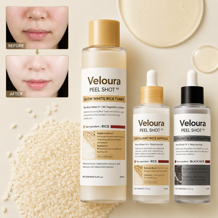 Veloura Glow RiceGlass Skin Premium Kit (6 pcs)™