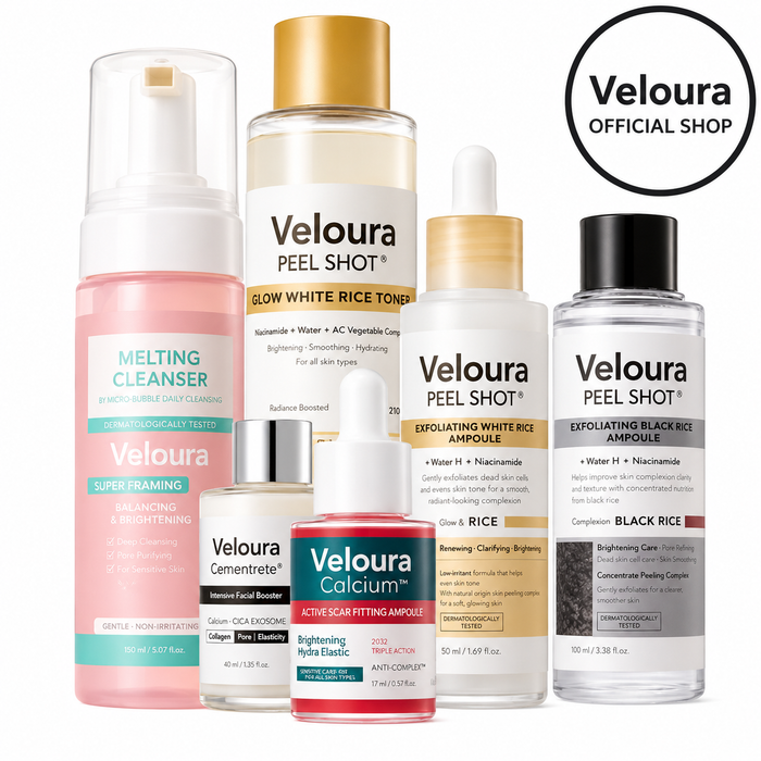 Veloura Glow RiceGlass Skin Premium Kit (6 pcs)™