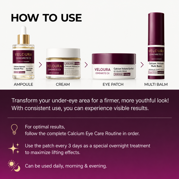 Cemenrete Calcium Eyecare Routine